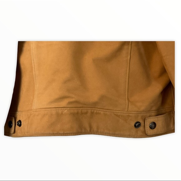 Roots Vintage 90’s Nubuck Trucker Style Jacket - Picture 7 of 13